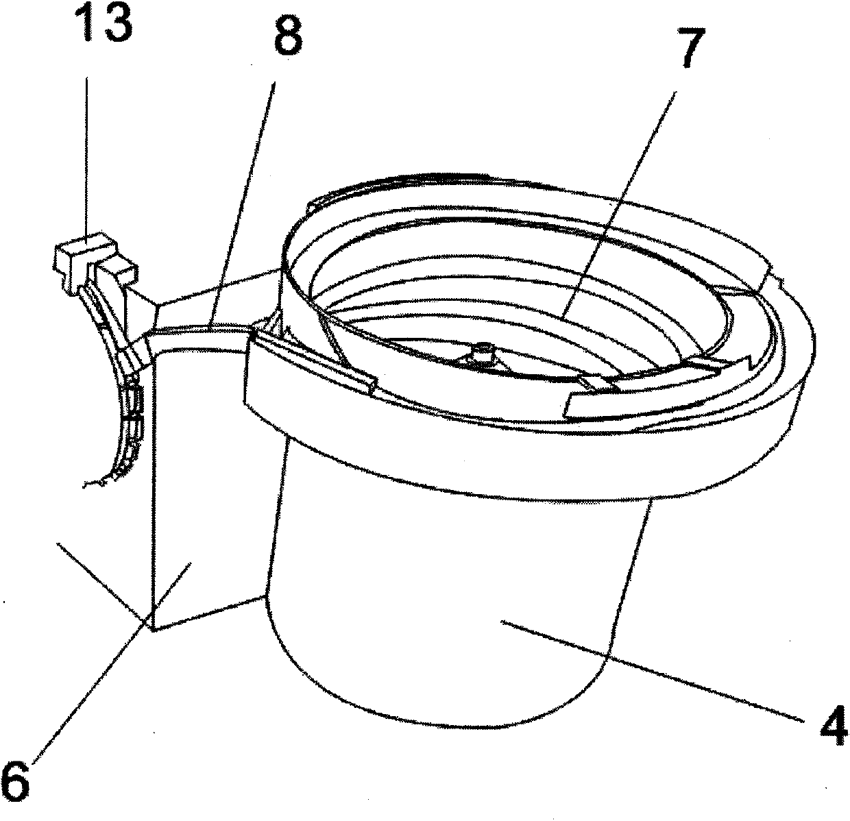 Push pin machining method and assembly machine used in cooperation with same