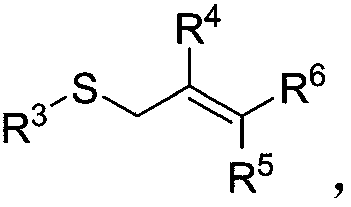 N-sulfenyl-N-allyl substituted amide compound and preparation method thereof