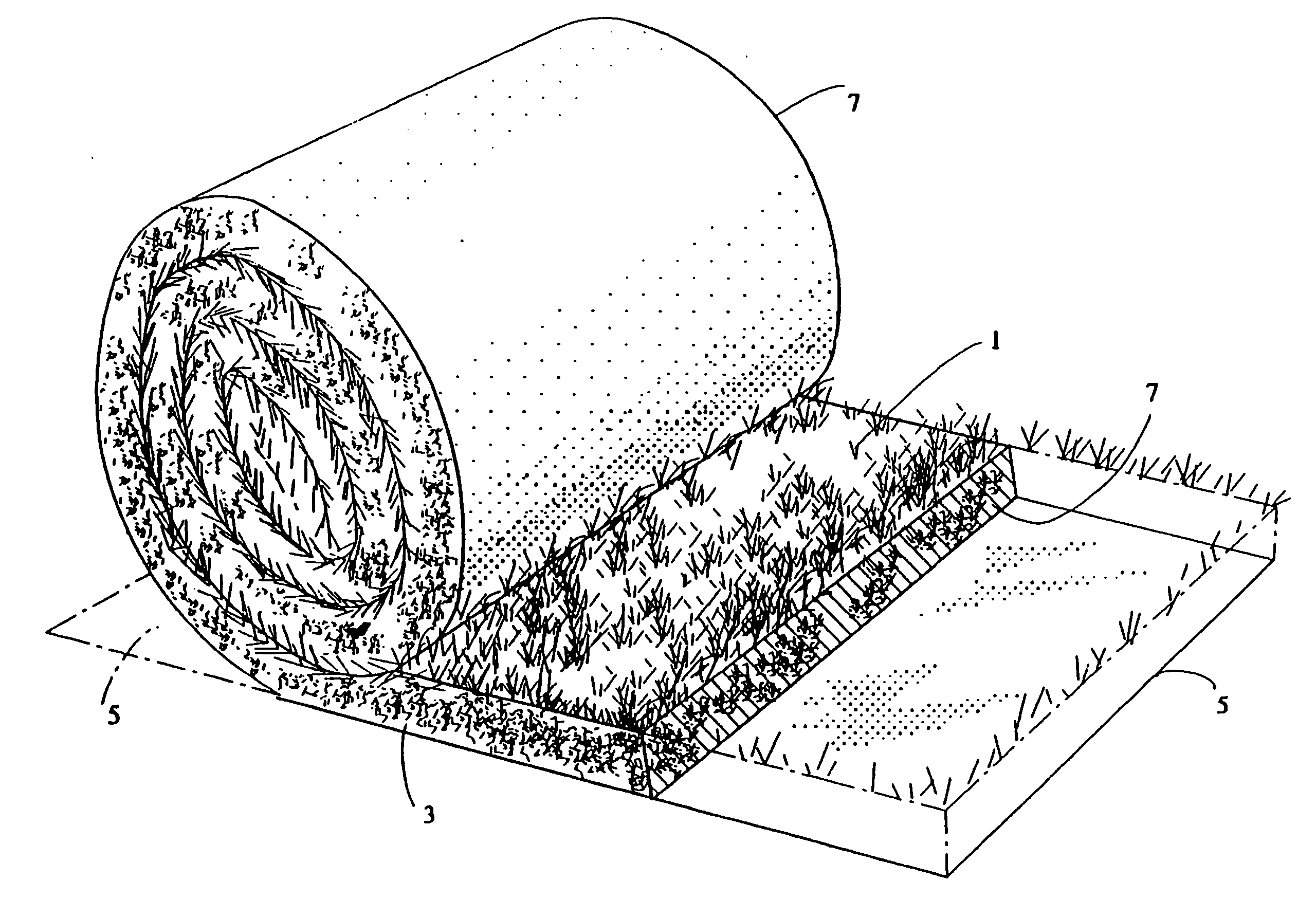 Production of sod using a soil-less sand based root medium