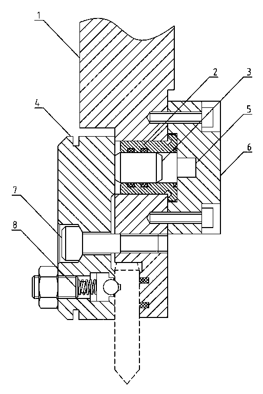 Upper die clamp-type hydraulic clamping device of bending machine