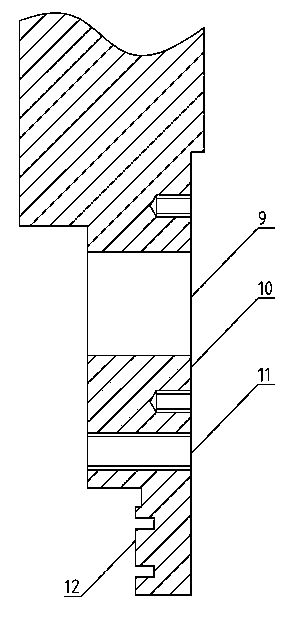 Upper die clamp-type hydraulic clamping device of bending machine