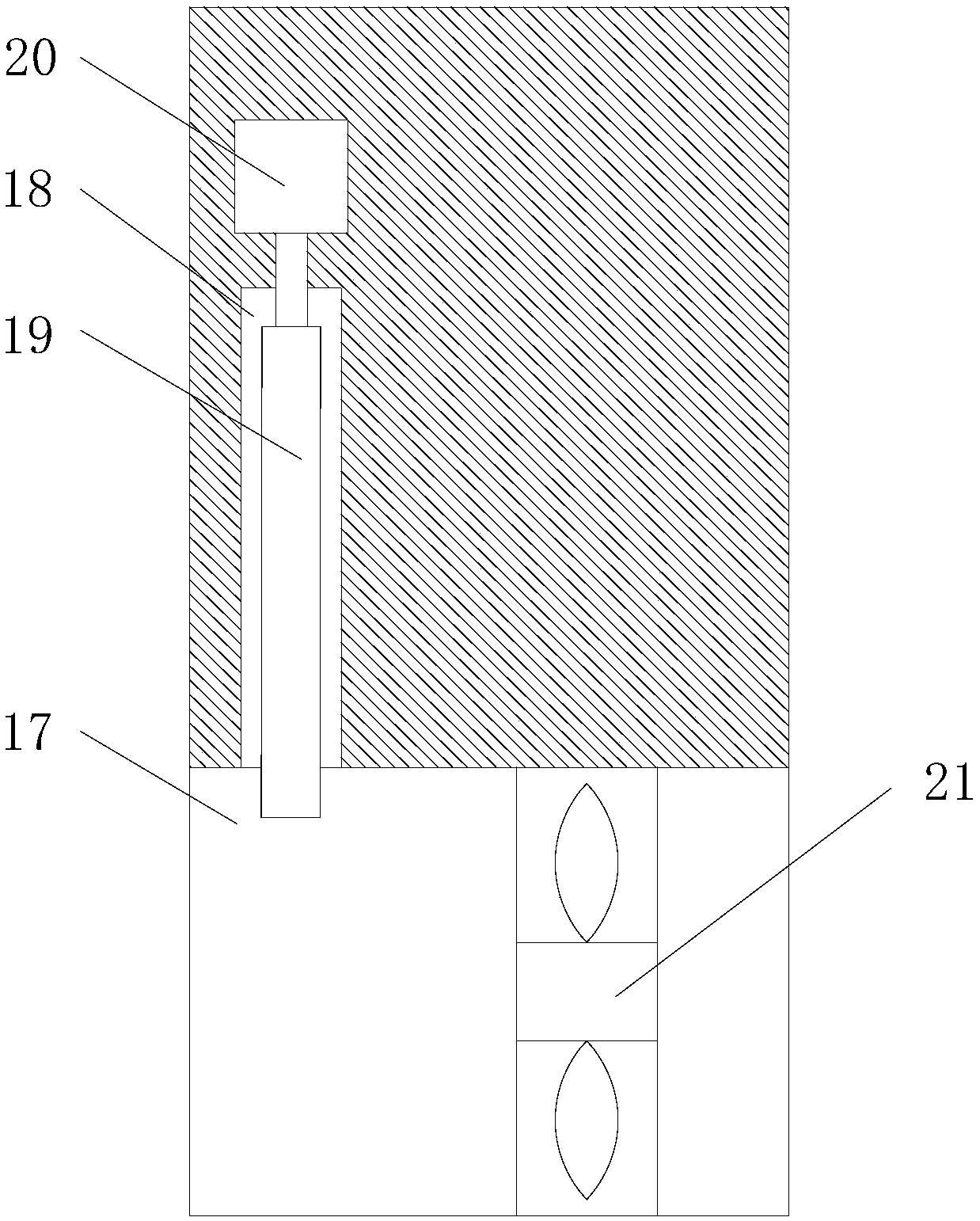 Ventilation device for elevator