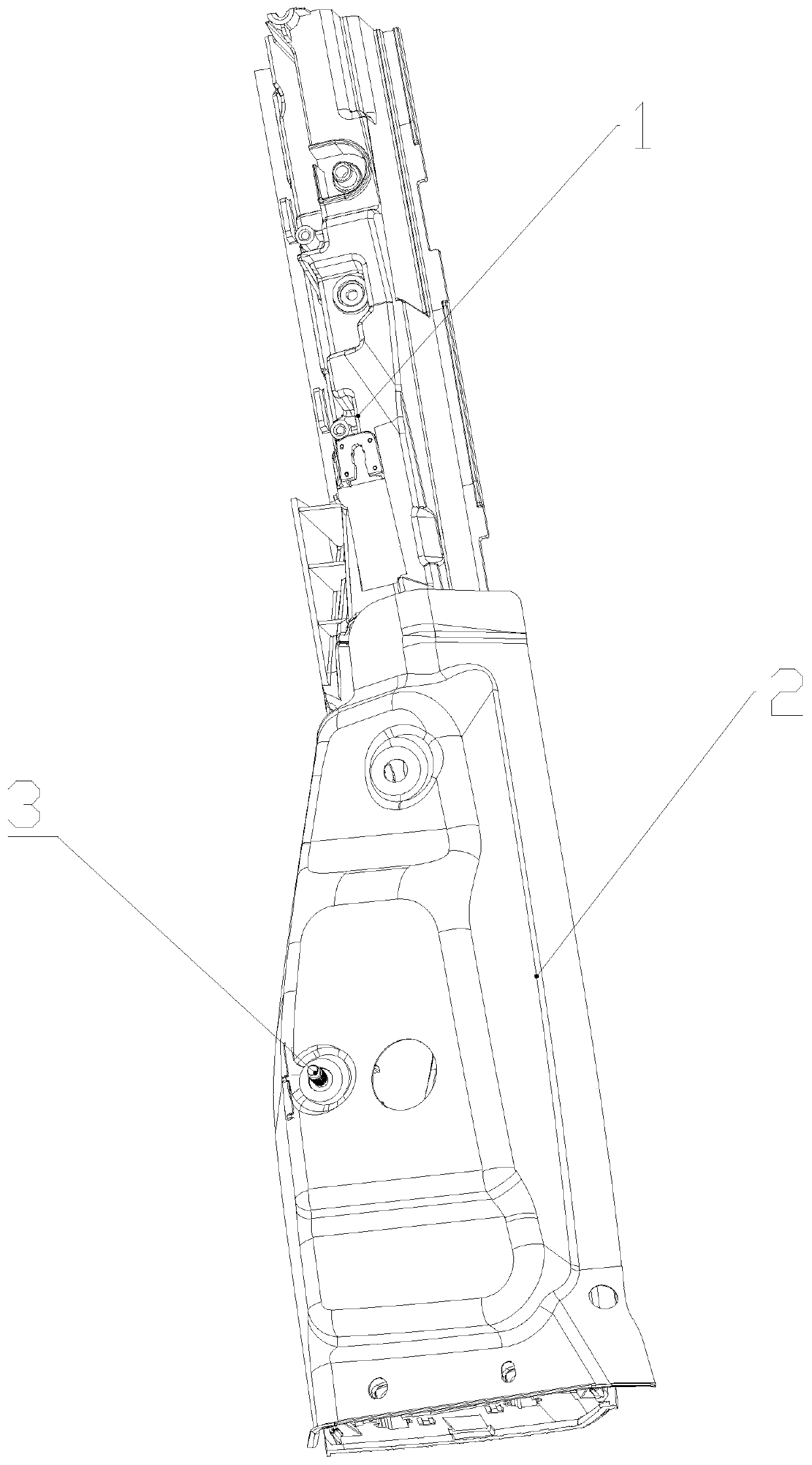 Automobile tail lamp and installation method thereof