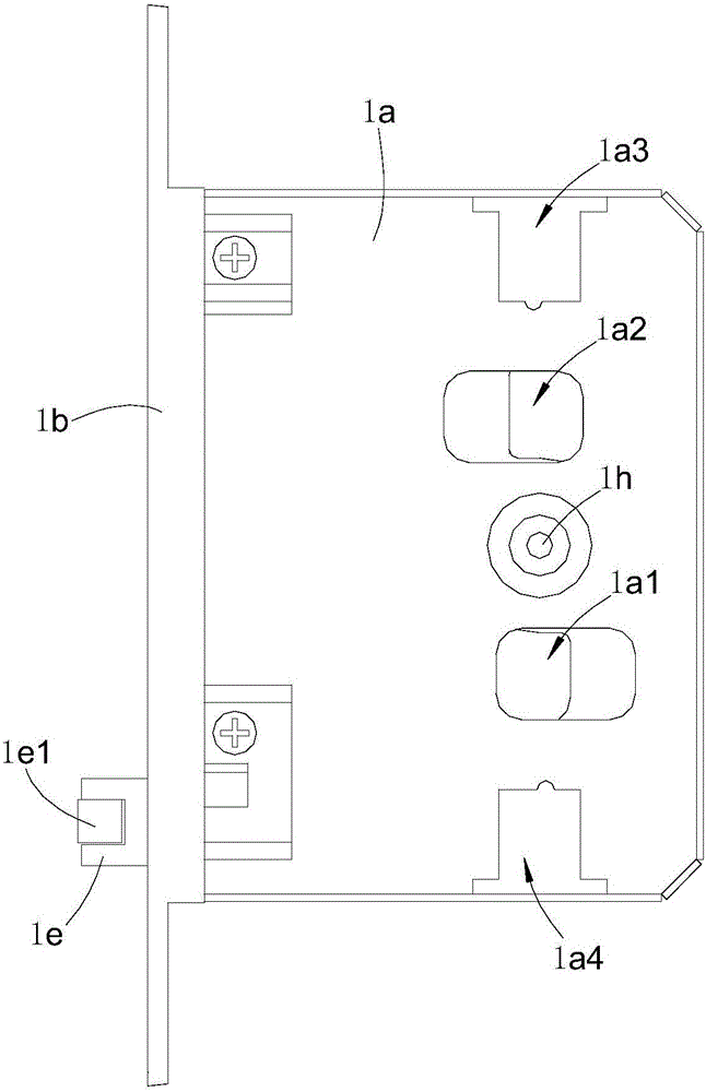 Handle lock body and handle lock