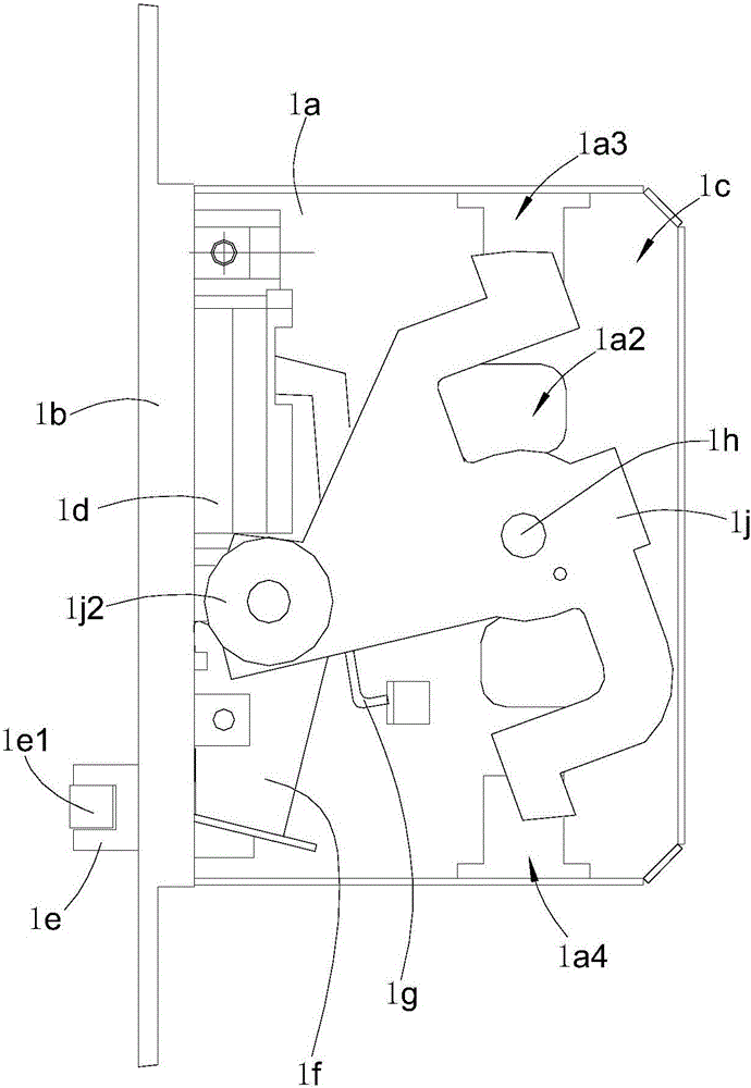 Handle lock body and handle lock