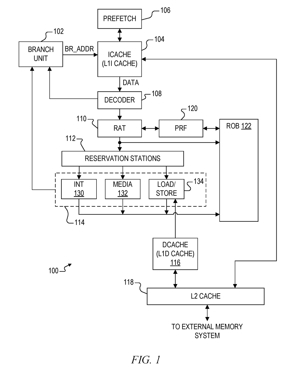 Processor with instruction cache that performs zero clock retires