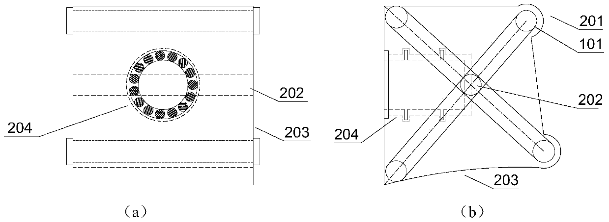 Tunnel initial support steel arch installation device and using method