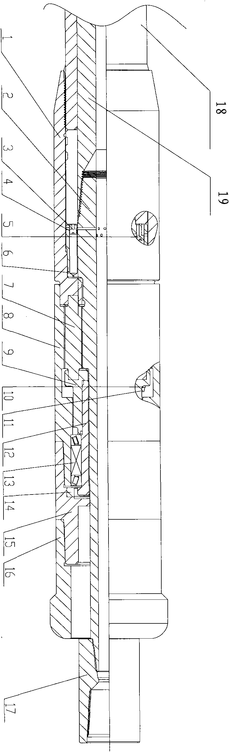 Planetary drill bit assembly for balancing reactive torque of drilling equipment in well drilling