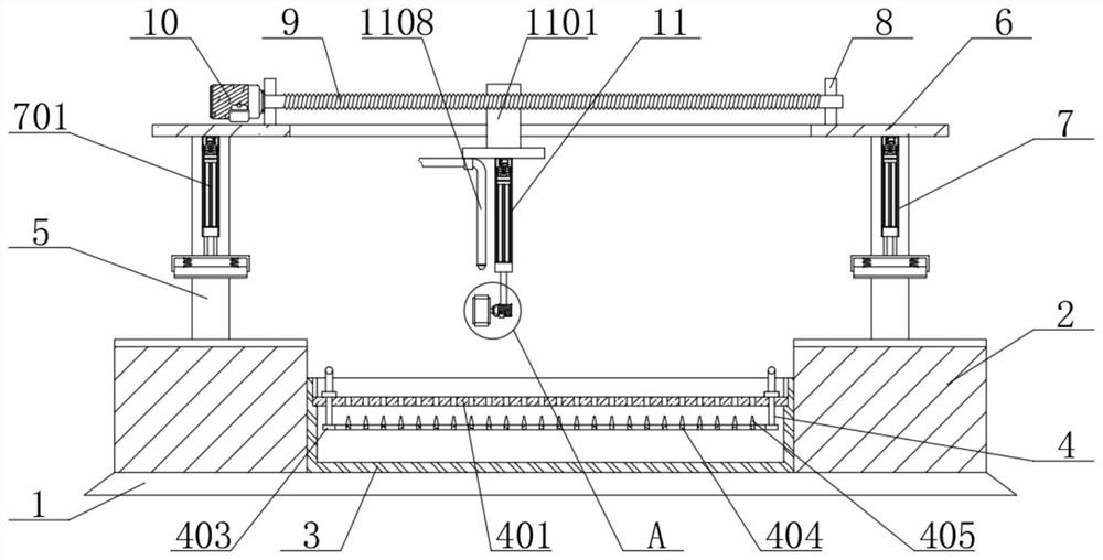 Automobile welding position polishing and cleaning device