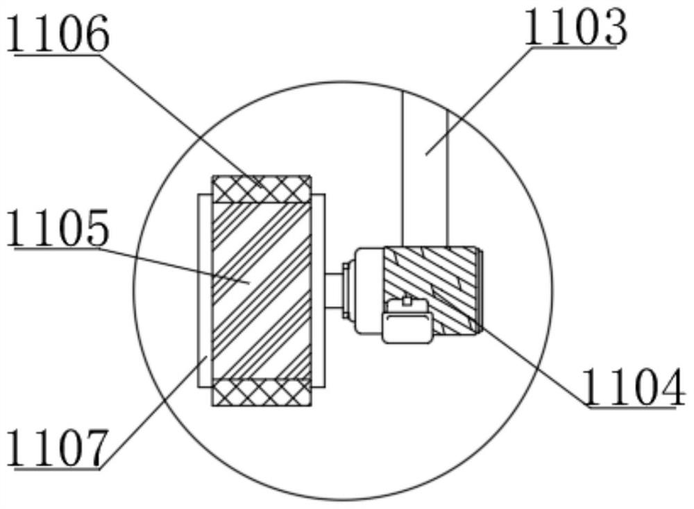 Automobile welding position polishing and cleaning device