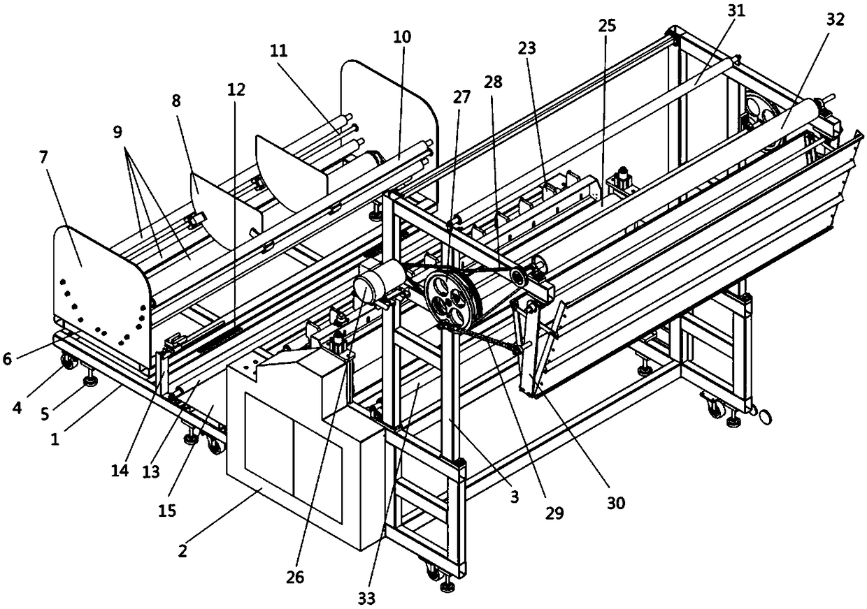 Tension-free towel slitting machine