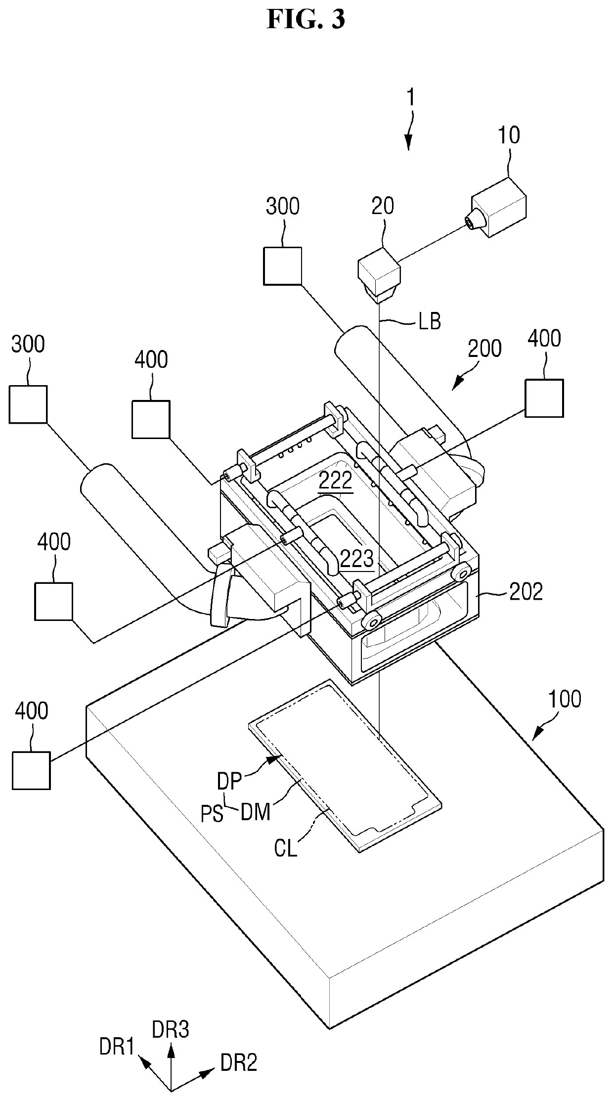 Apparatus for manufacturing display device and method for manufacturing display device