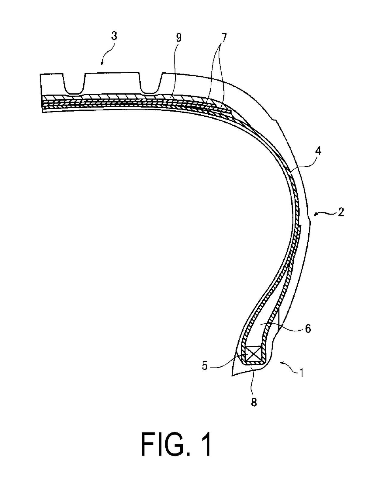 Under tread rubber composition and pneumatic tire