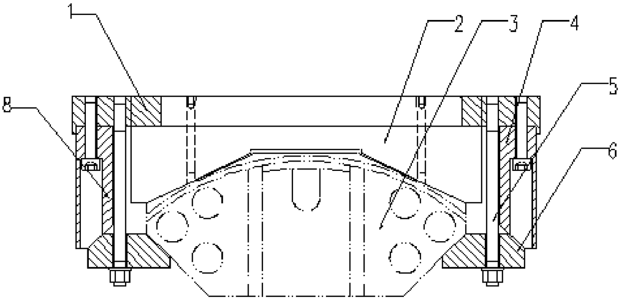 Turning and grinding tool for inner holes of bearing seat