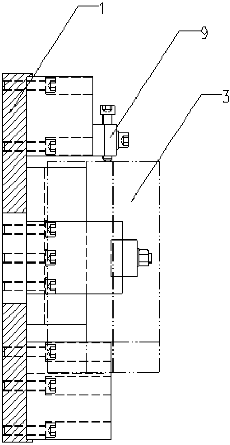 Turning and grinding tool for inner holes of bearing seat