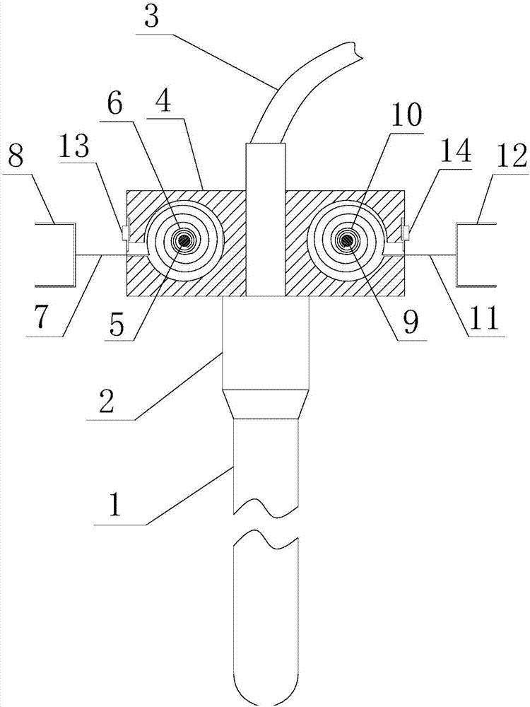 Suspended heating tube for water boiling