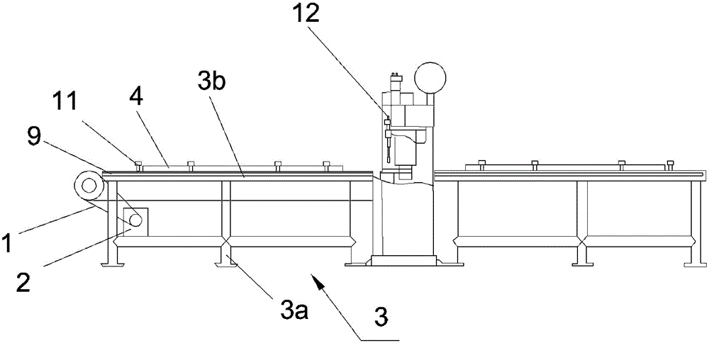 Single-side welding machine used for electrostatic dust collector moving electrode plate