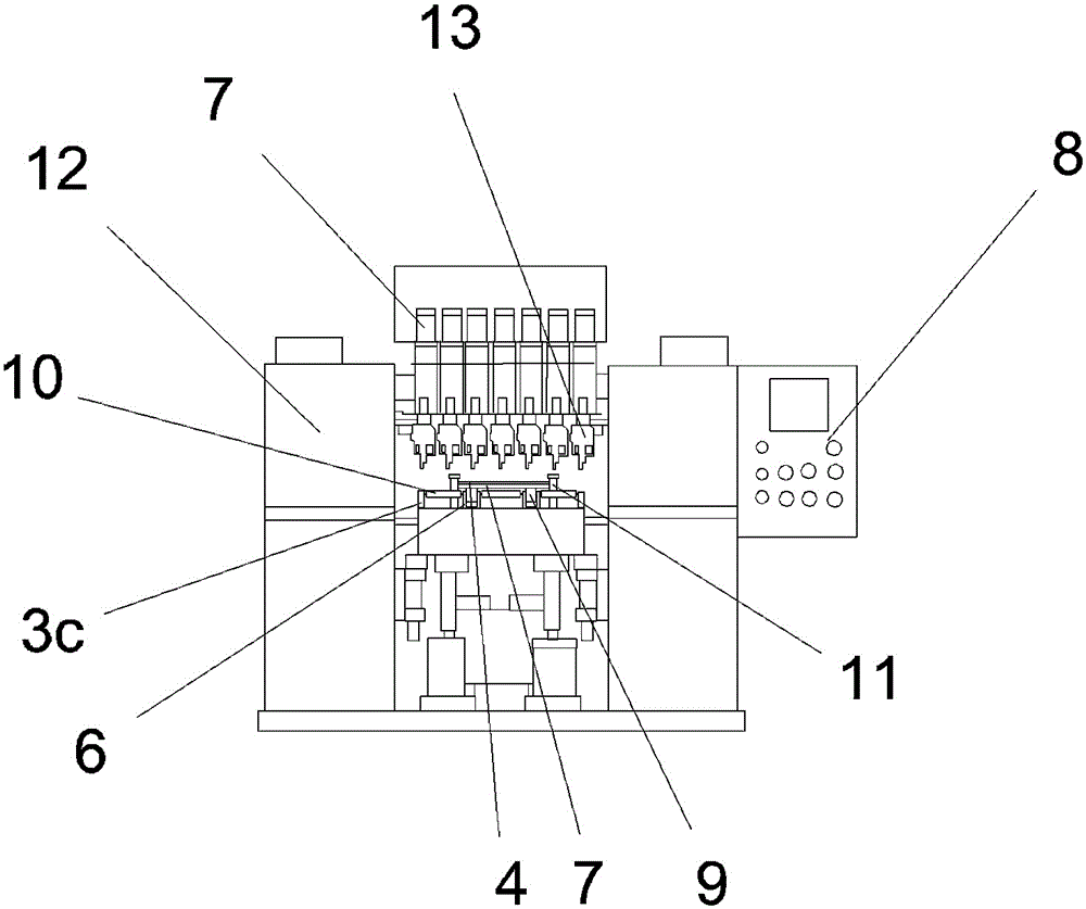 Single-side welding machine used for electrostatic dust collector moving electrode plate