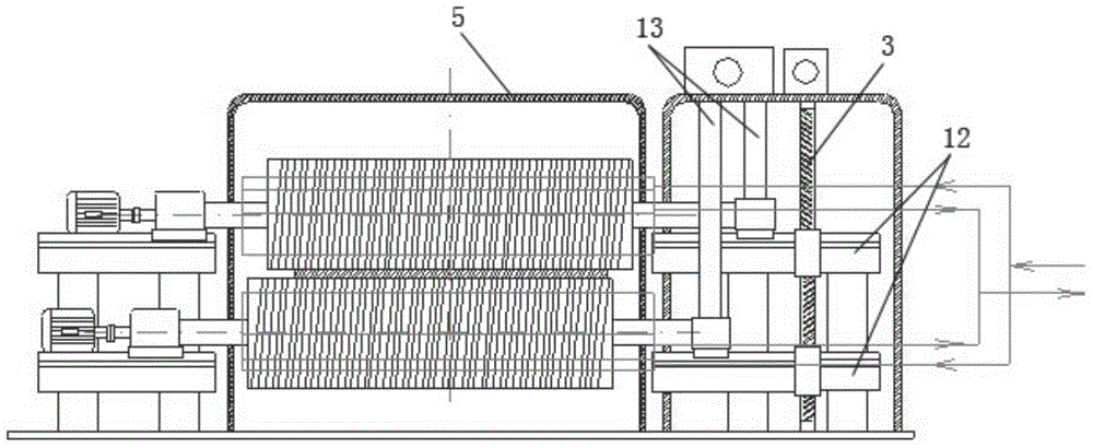 Plate strip surface scale removal device and method