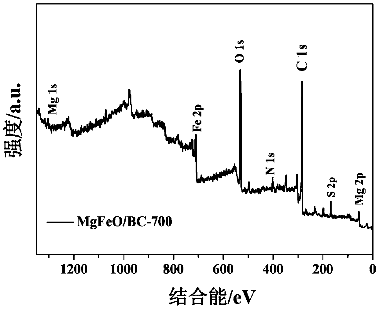 Application of Mg/Fe oxide modified biochar nano composite material in removing antibiotics