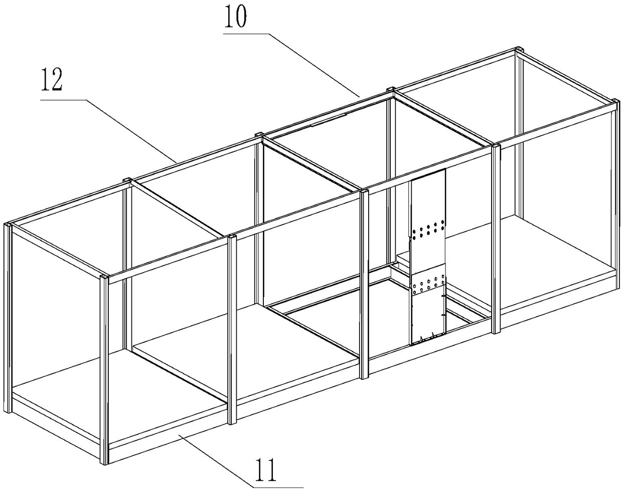 Wall type composite damper capable of improving lateral resistance performance of modularized building structure and manufacturing method