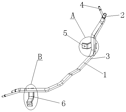 Air conduit for automobile refueling pipe and manufacture method thereof