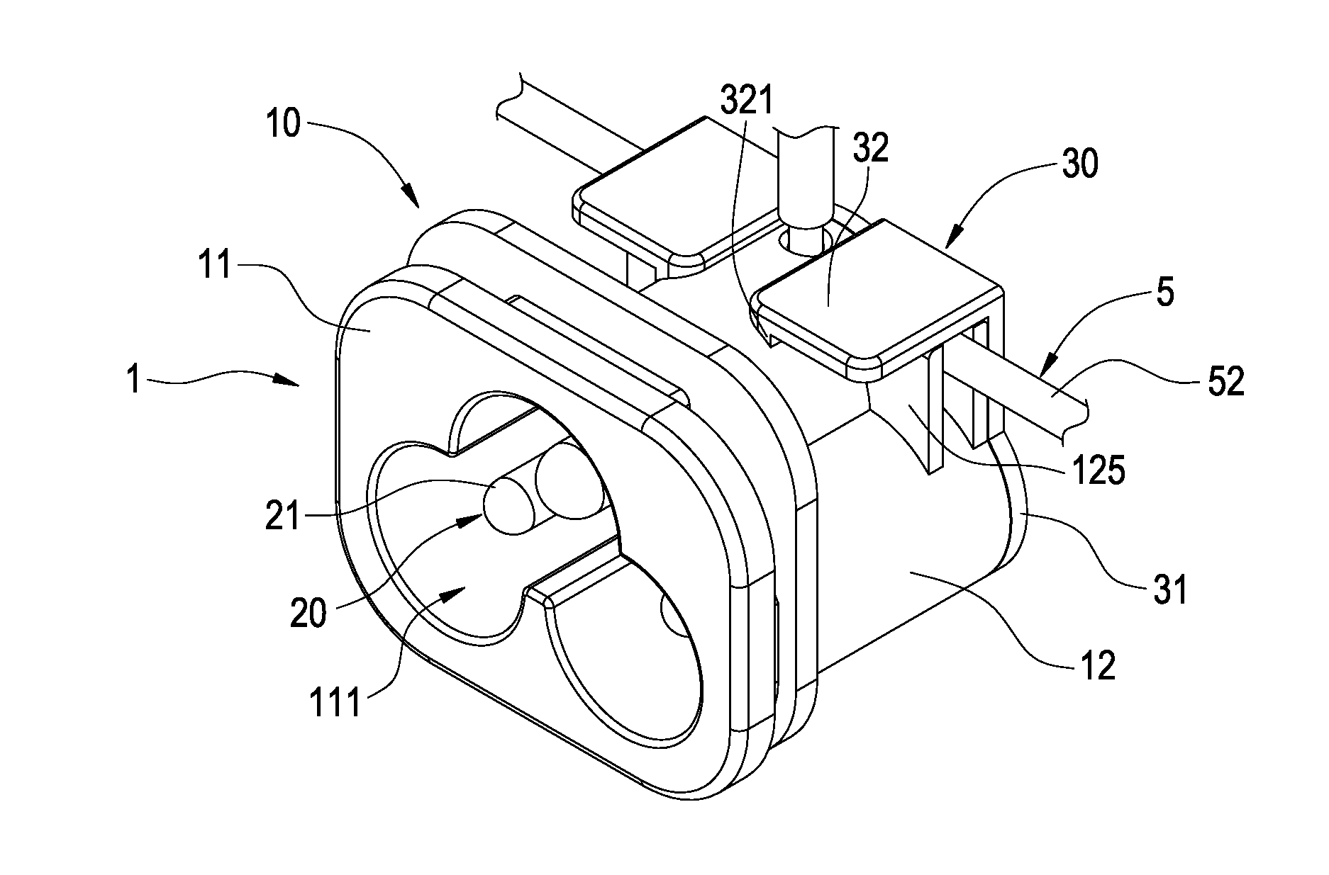 Power socket and adaptor having the same