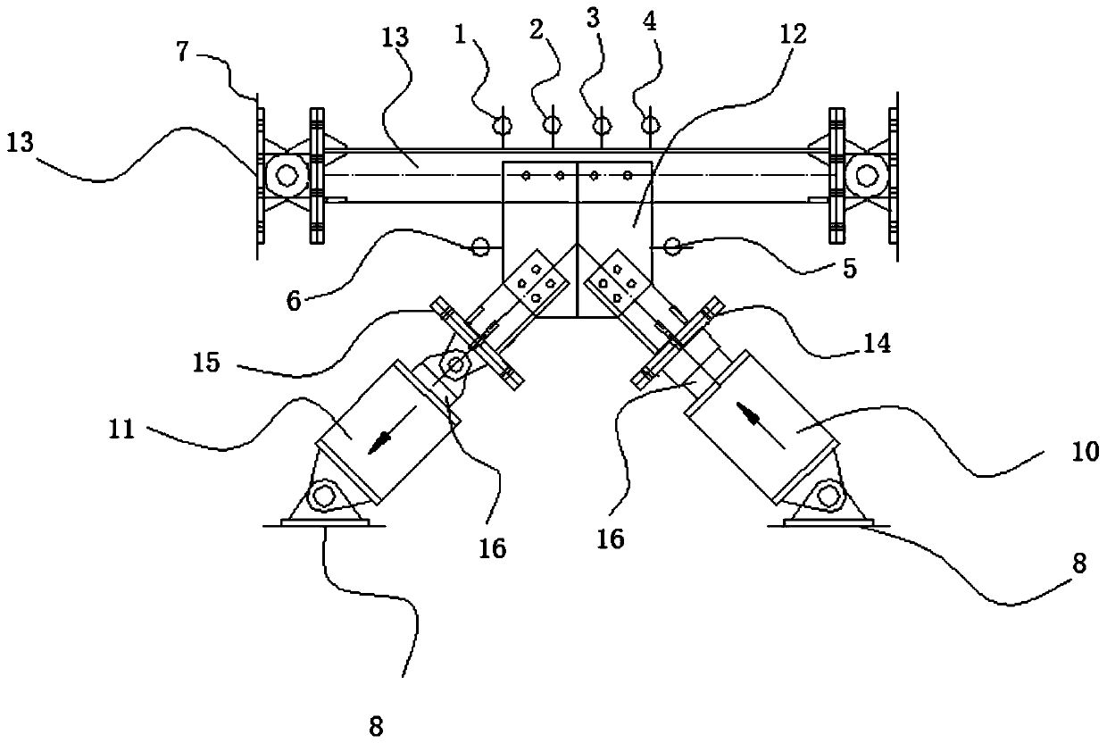 Semi-rigidity detection method for angle steel-gusset plate connection node in power transmission angle steel tower structure