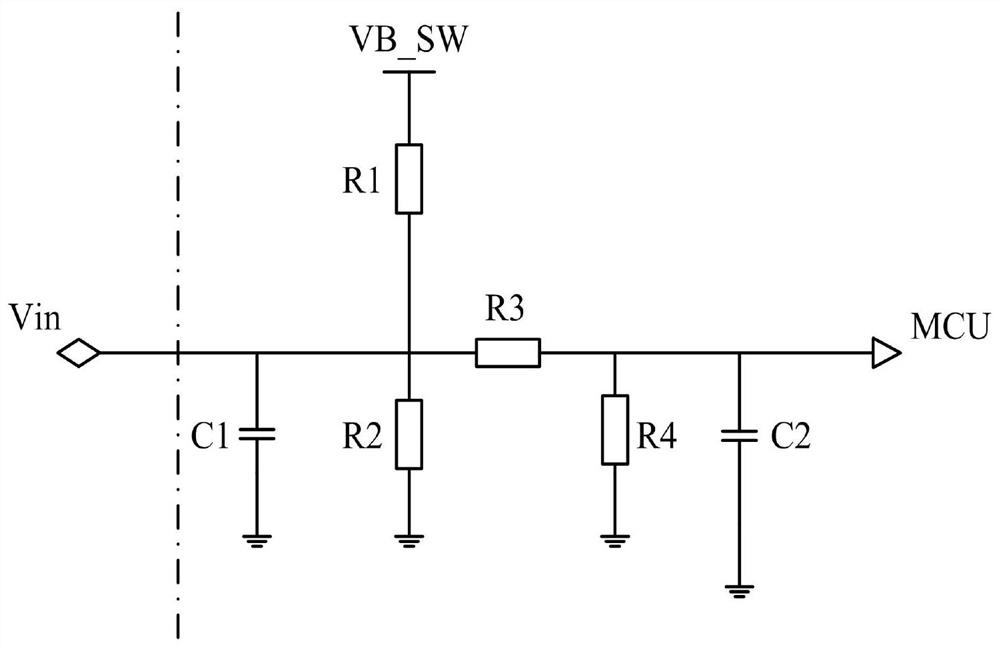 General high-low level configurable digital signal acquisition circuit for vehicle control unit