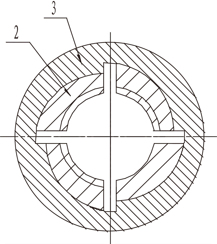 Quick screwing sleeve of double-end stud