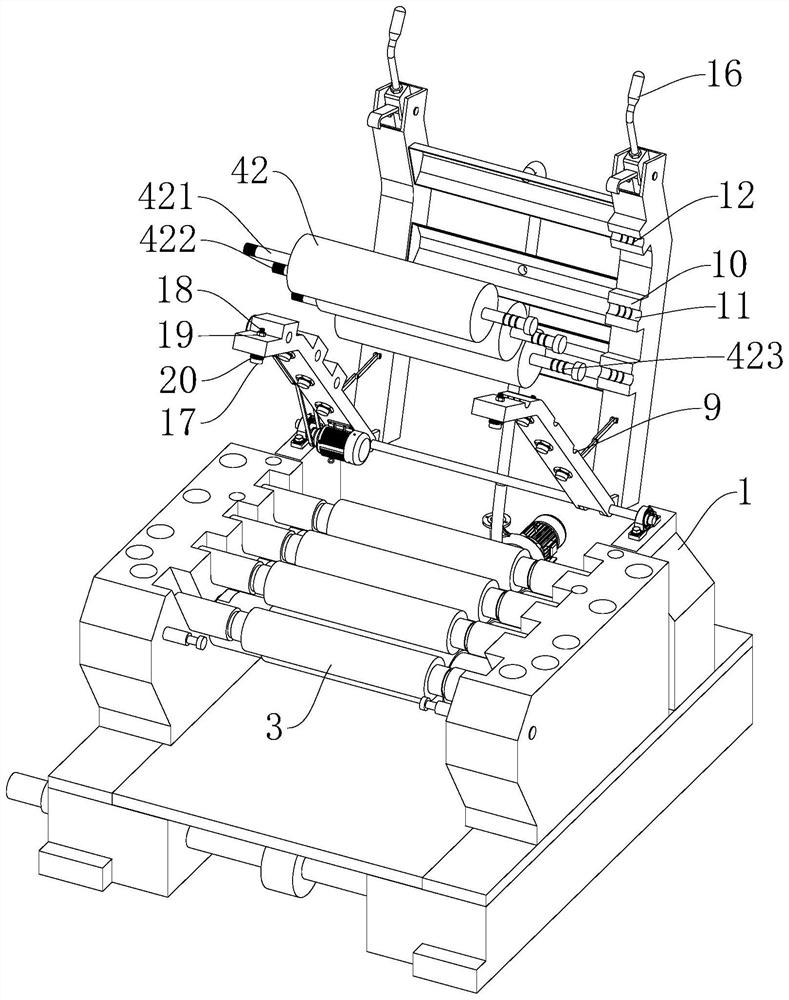 Cleaning device for drafting mechanism of drawing frame