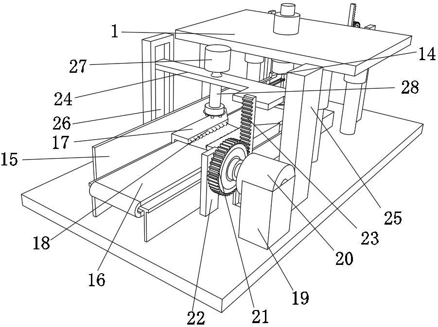 Stamping die based on metal part machining