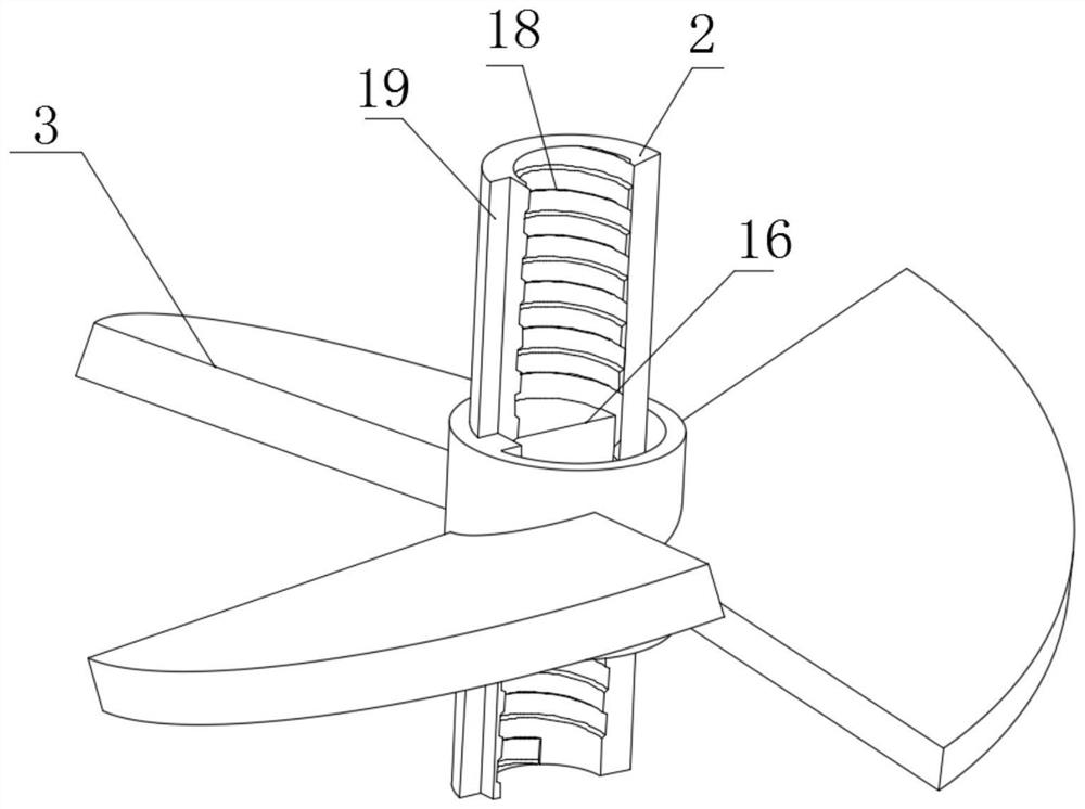 Plastic raw material stirring processing equipment