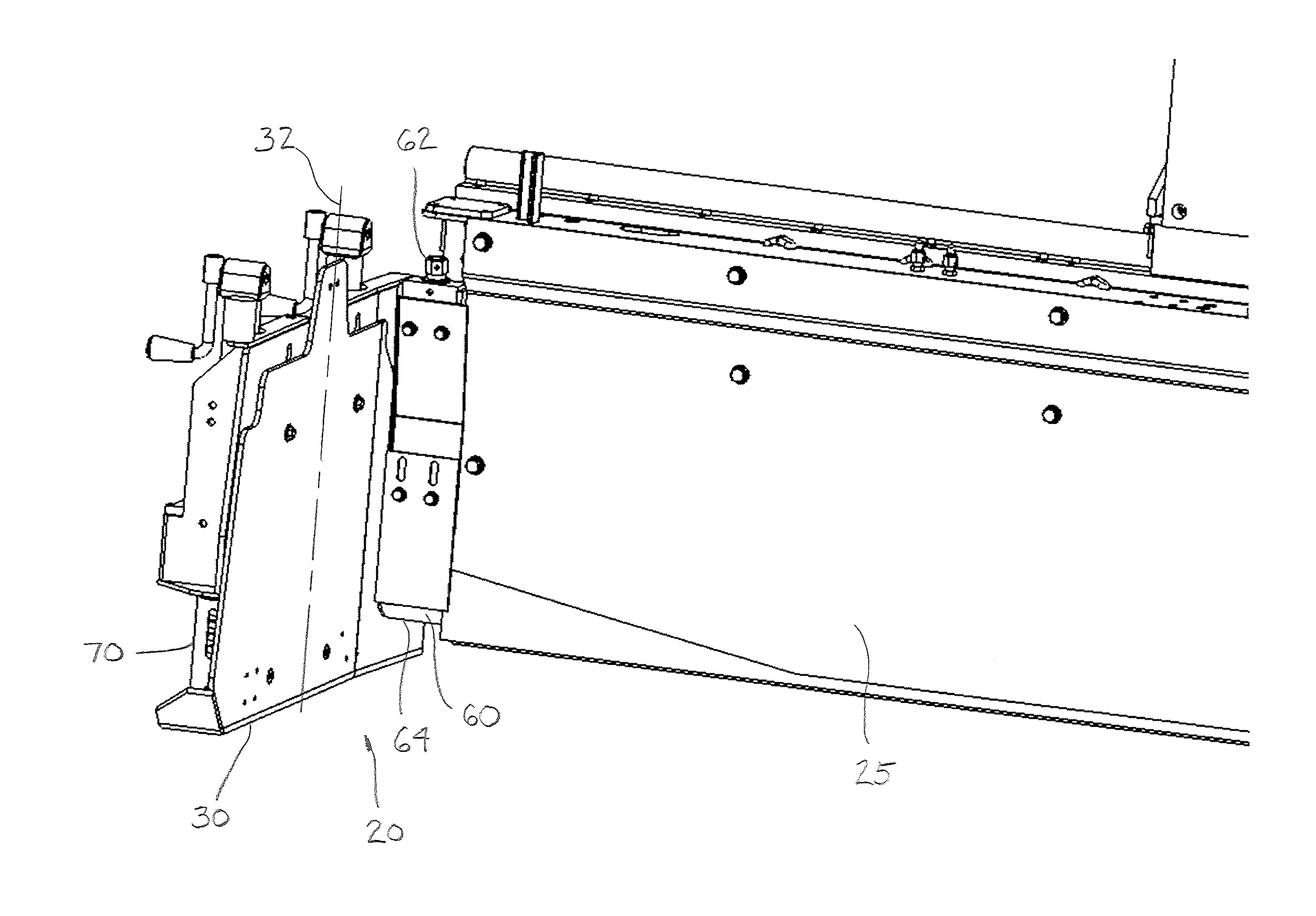 Apparatus and method for a joint density bolt-on assembly