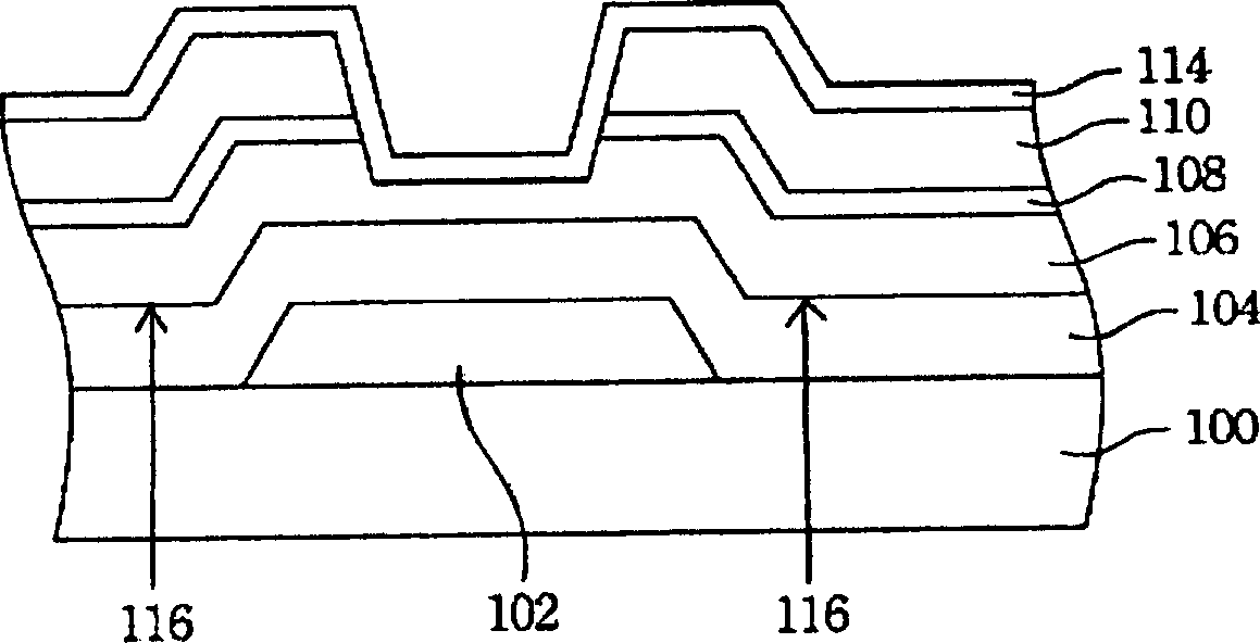 Manufacturing method of film transistor matrix substrate