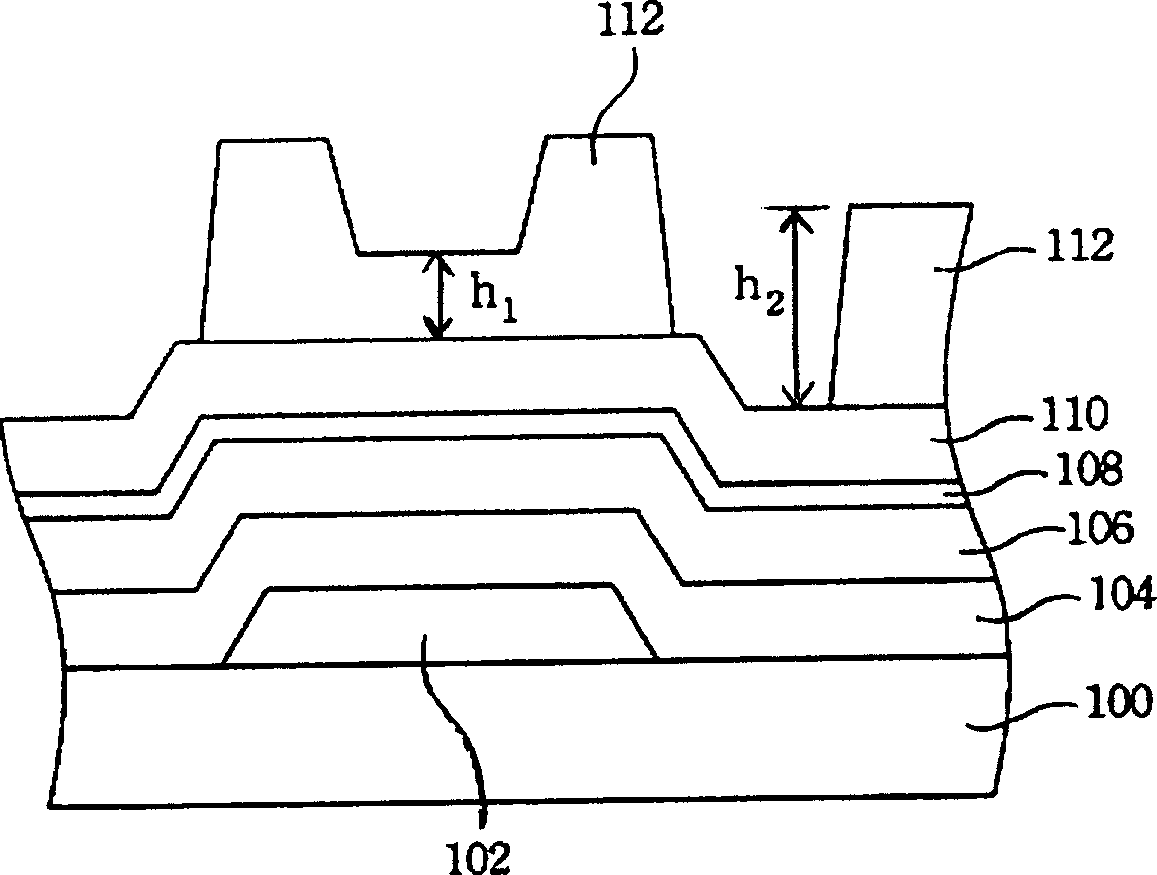 Manufacturing method of film transistor matrix substrate