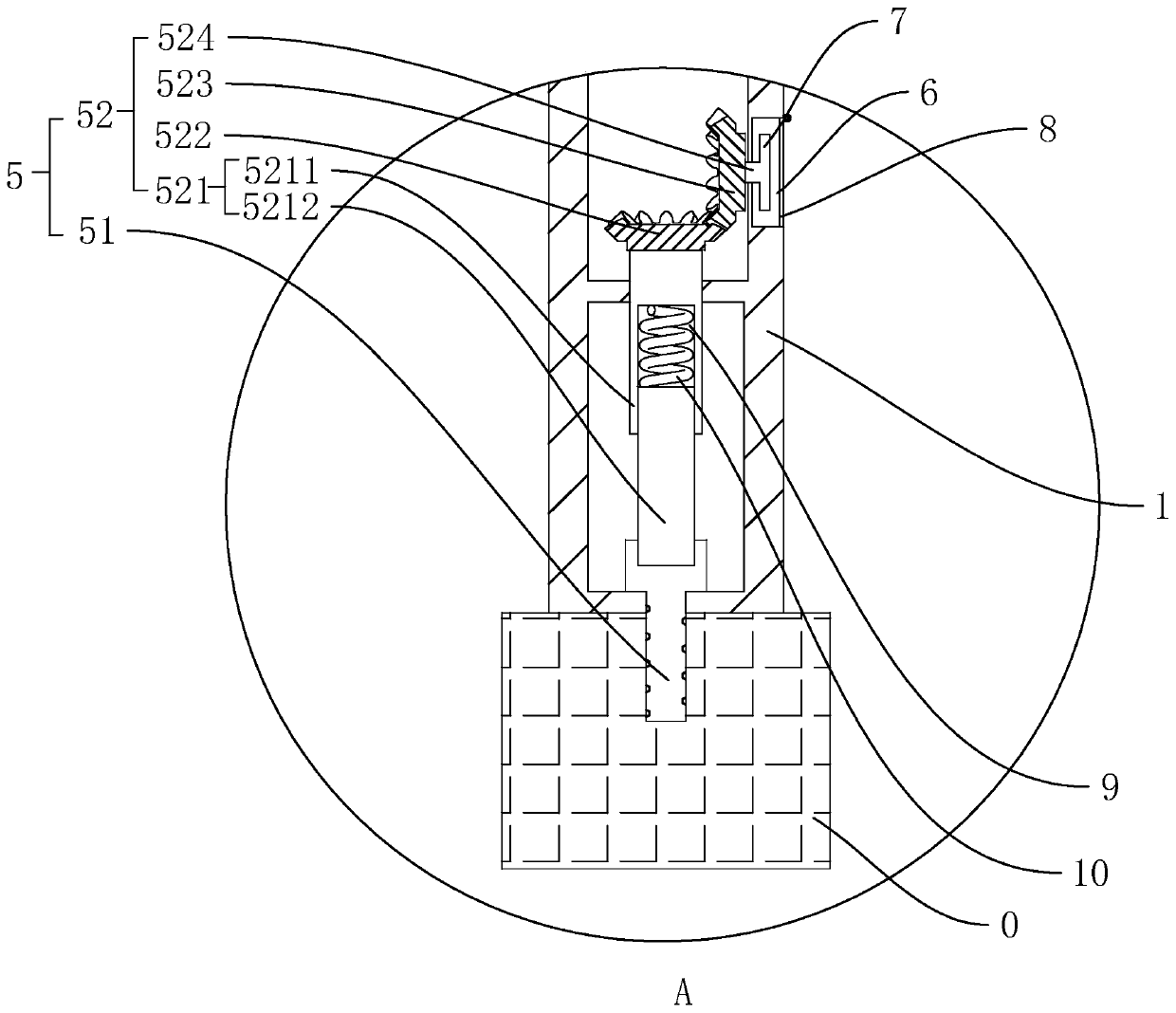 Display shed and mounting method thereof