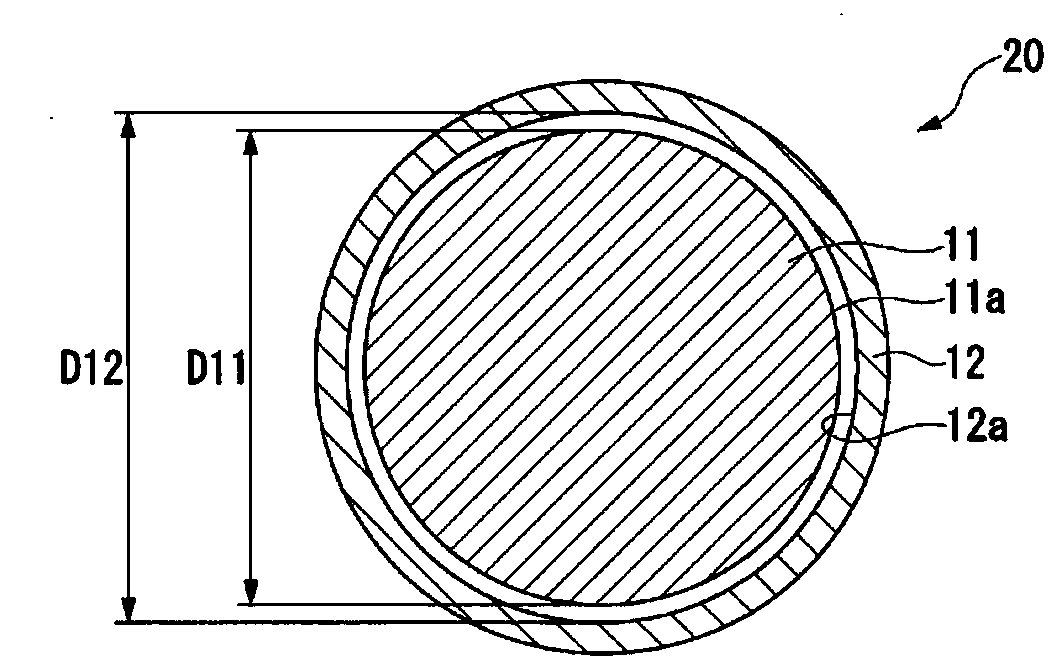 Wire and method for manufacturing same