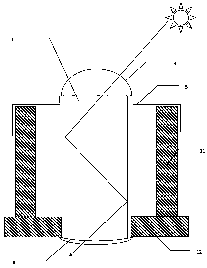 Internal self-cleaning pipelined skylight system