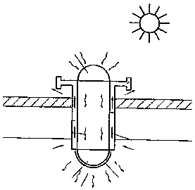 Internal self-cleaning pipelined skylight system