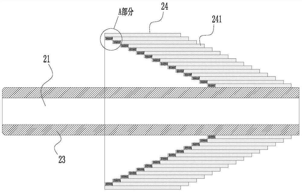 Gauge capable of detecting concentricity of two ends of columnar valve cover