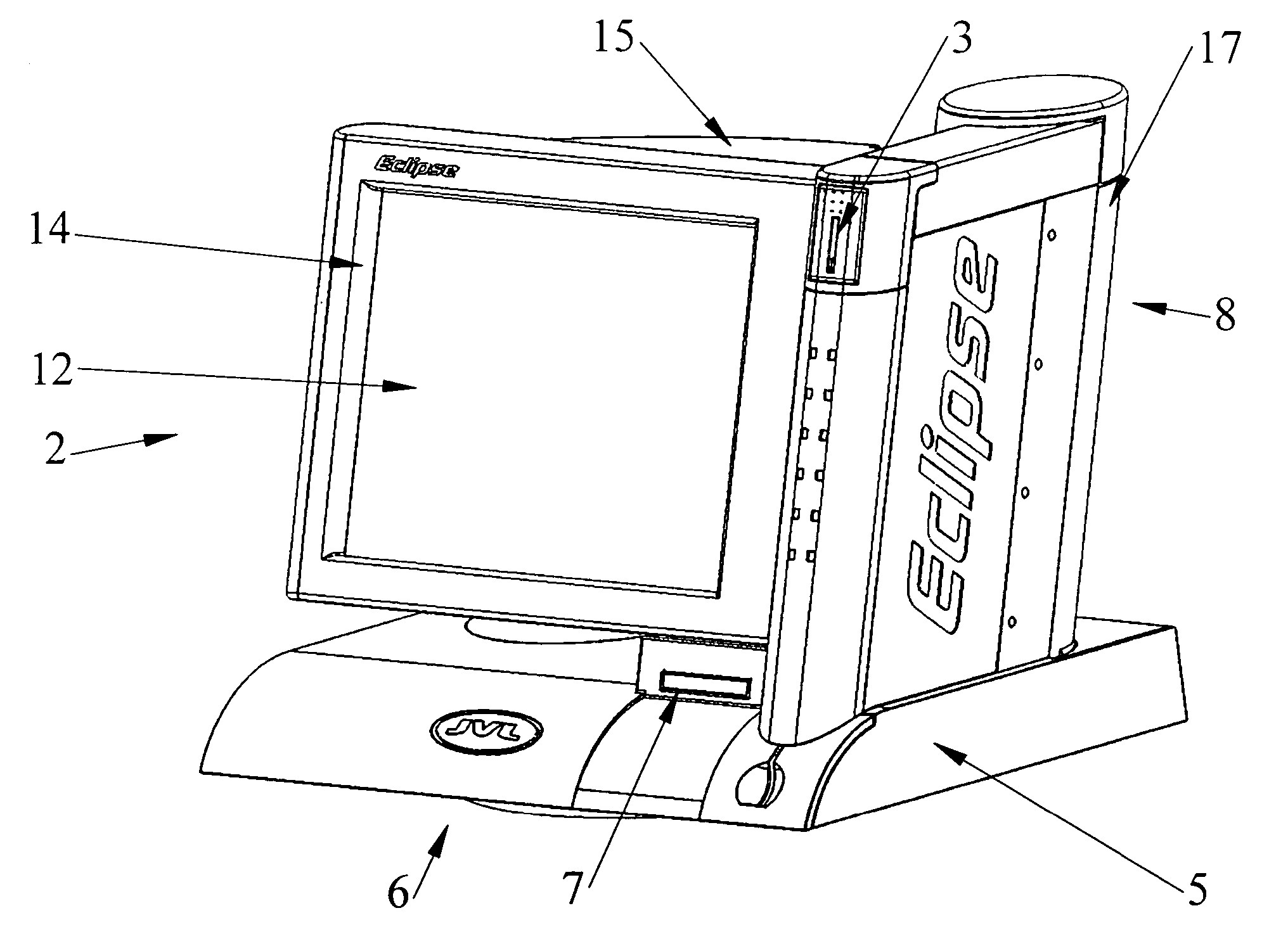 Countertop video terminal