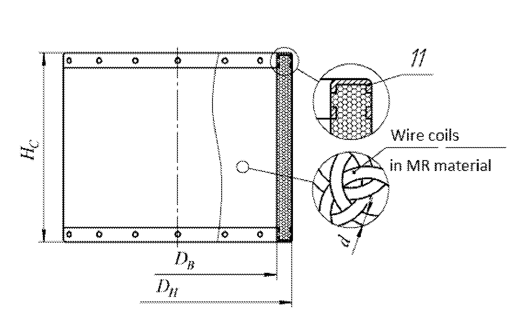 Process for the manufacture of thin-walled elastoporous parts in the form of bushings in metal-rubber (MR)