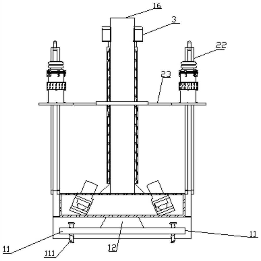 Immersible dual automatic coupling immersible pump platform