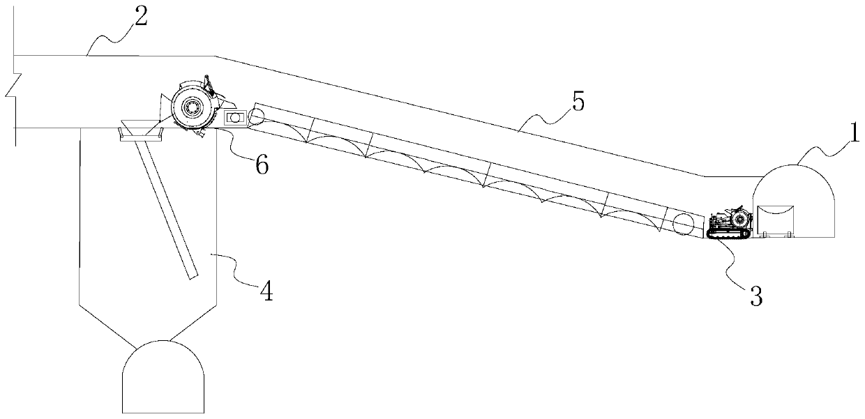 Mining area coal bunker concrete preparing system and coal bunker building method