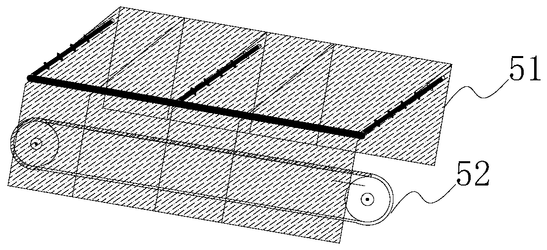 Mining area coal bunker concrete preparing system and coal bunker building method