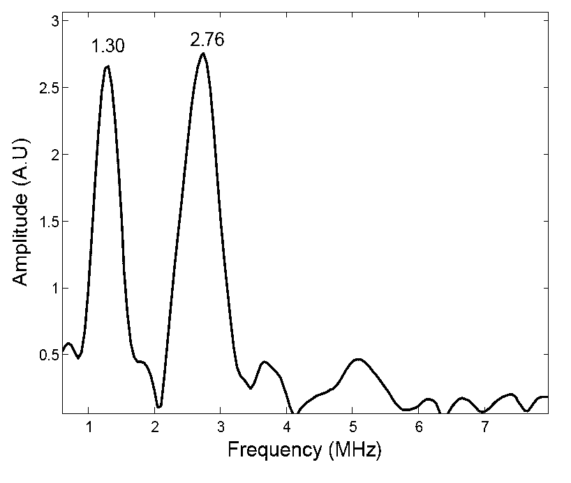 Non-contact detection method for detecting elastic parameter uniformity of material on line