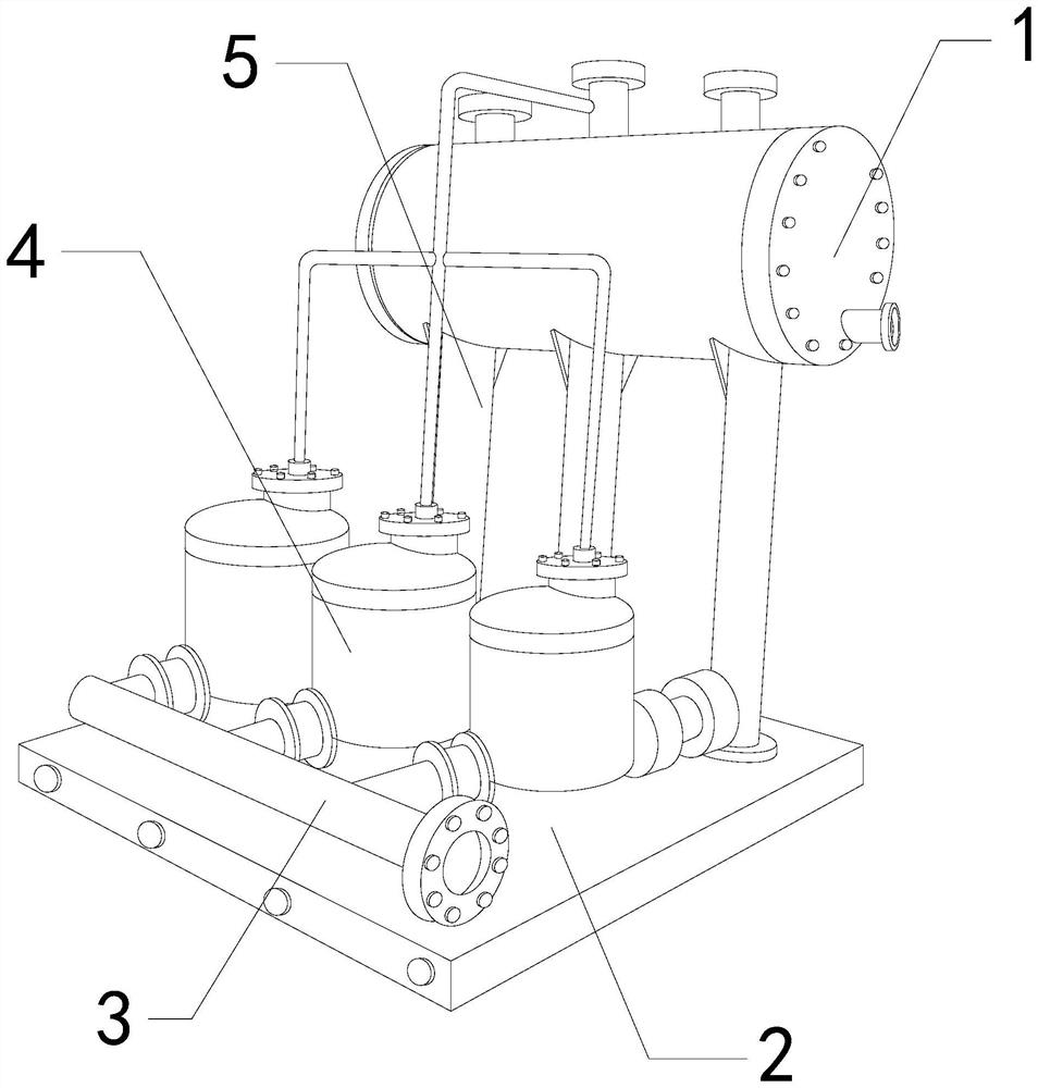 Equipment for saving water and reducing emission in glyphosate technical production process