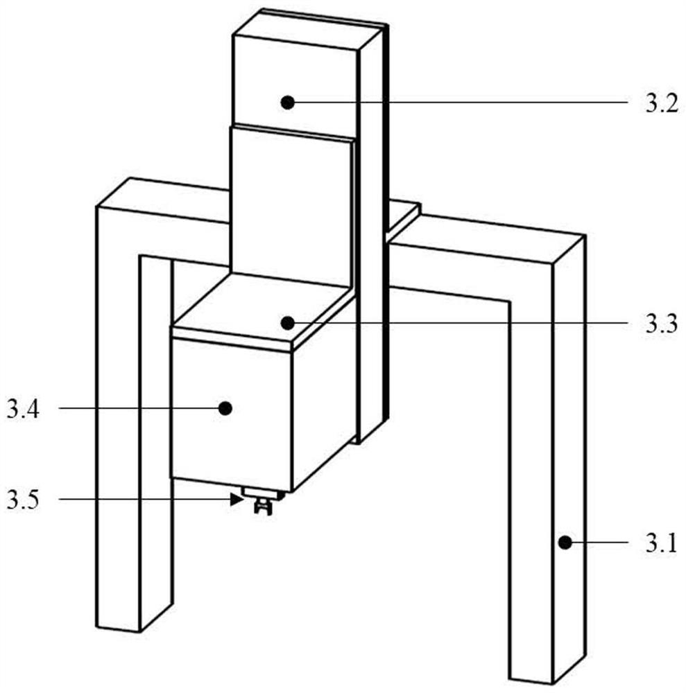 Two-dimensional stroke extension self-sealing irradiation relaxation full-automatic detection device and method