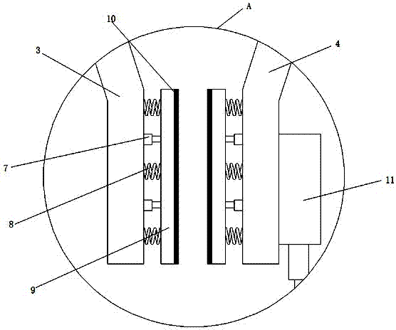 Automatic clamping device for computerized numerical control machine tool